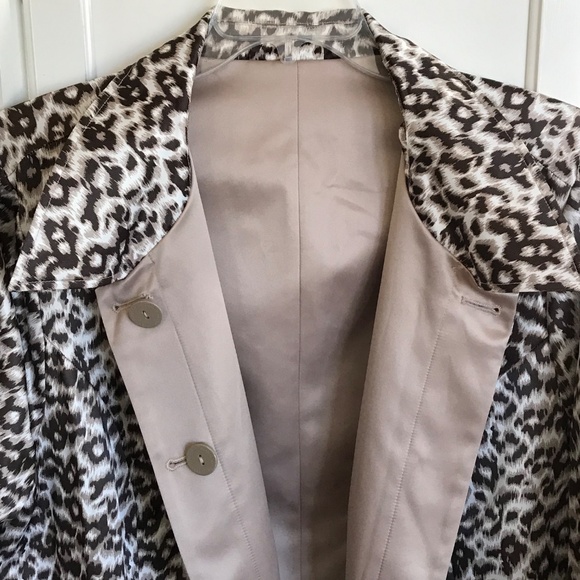 DENNIS BASSO Reversible Leopard Print Jacket Trench Coat Women’s Plus Size 3X - Picture 3 of 16